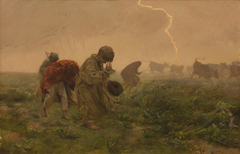 Thunderstorm by Józef Chełmoński