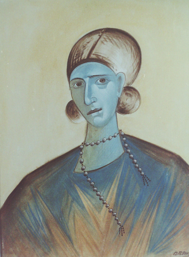 portrait of a byzantine lady