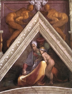 Ancestors of Christ: figures by Michelangelo