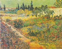 Flowering Garden with Path by Vincent van Gogh