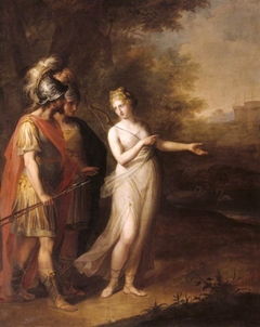 Venus directing Aeneas and Achates to Carthage by Angelica Kauffman