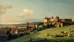 View of Pirna from the Sonnenstein Castle