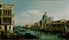 View of the Grand Canal: Santa Maria della Salute and the Dogana from Campo Santa Maria Zobenigo by Bernardo Bellotto