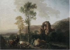 View of the Roman Campagna by Christian Wilhelm Ernst Dietrich