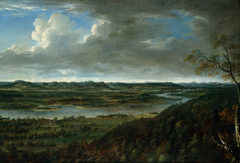 View of the valley of the Elbe by Johann Alexander Thiele