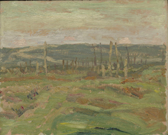 Vimy Ridge from Souchez Valley (Sketch) by A Y Jackson