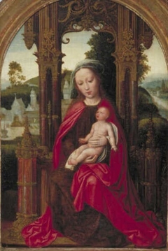 Virgin and Child Enthroned by Adriaen Isenbrandt