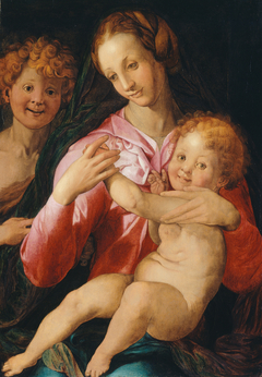 Virgin and Child with the Young Saint John the Baptist by Agnolo Bronzino