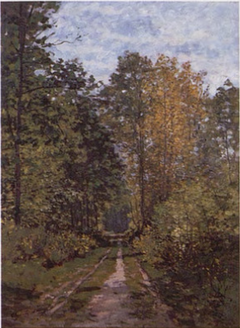 Waldweg by Claude Monet