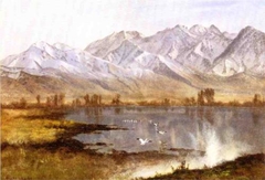 Wasatch Mountains, Utah by Albert Bierstadt