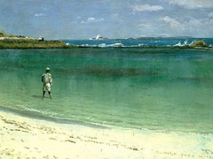 West Indies Coast Scene by Albert Bierstadt