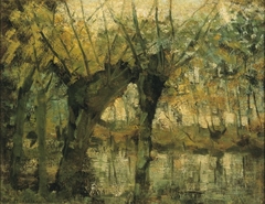 Willow Grove: Impression of Light and Shadow by Piet Mondrian