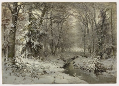 Winterlandschap by Louis Apol