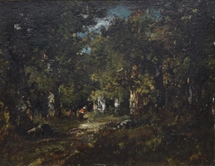 Wood Scene by Narcisse Virgilio Díaz
