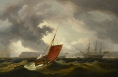 A Brixham Trawler Running into Torbay by Thomas Luny