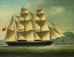 A clipper in Chinese waters by Chinese School