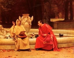 A Fine Point by Jehan Georges Vibert