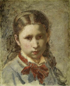 A girl's head by Thomas Couture