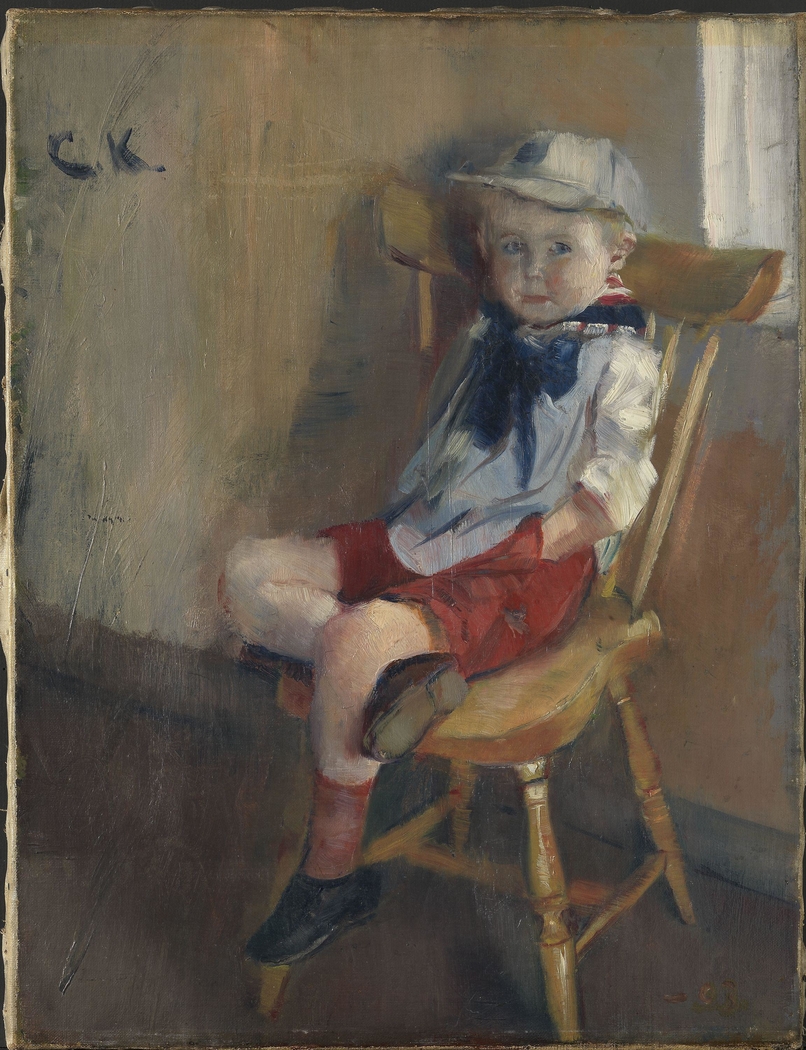 A little Boy on a Chair, 1888