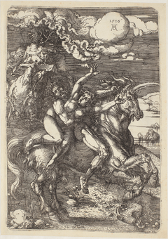 Abduction on a Unicorn by Albrecht Dürer