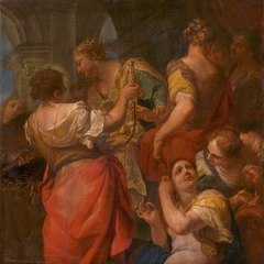 Achilles and the Daughters of King Lycomedes by Antonio Molinari