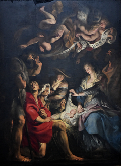 Adoration of the Shepherds by Peter Paul Rubens