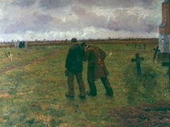 After the funeral by Théodore Verstraete