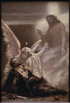 Allegorical scene – Insurgent's death by Jan Styka