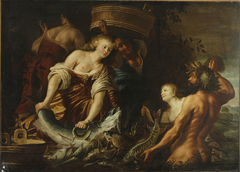 Allegory of the abundance of the sea – scraping fish