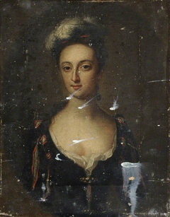 An Unknown Lady in a Feathered Cap by Anonymous