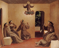 Apparition of Saint Francis in Arles by Fra Angelico