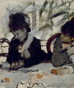 Au Café by Edgar Degas