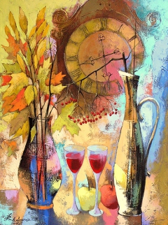 Autumn evening for two by Viacheslav Koretskiy