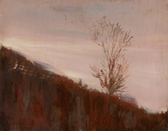 Autumn Hillside with Trees