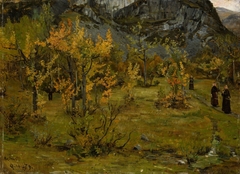 Autumn Landscape, Øylo by Gerhard Munthe