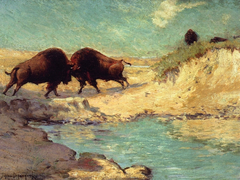 Buffalo Hunt by Julian Onderdonk