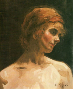 Cabeça de mulher by Eliseu Visconti