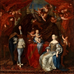 Carlos Manuel II de Saboya y su familia by Charles Dauphin