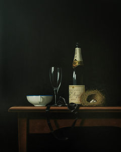 Champagne Bottle by Erling Steen