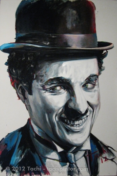 Charlie Chaplin by Tachi