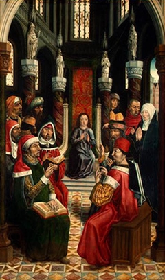 Christ among the Doctors by Master of the Catholic Kings