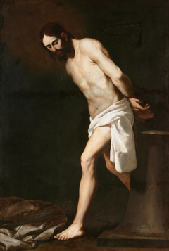 Christ at the Column by Francisco de Zurbarán