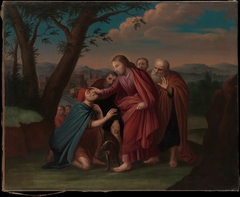 Christ Healing the Blindman by Gerardus Duyckinck I
