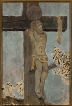Christ on the Cross without hands by Tadeusz Makowski