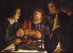 Christus in Emmaüs by Crijn Hendricksz Volmarijn