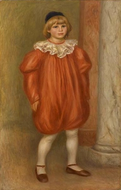 Claude Renoir in Clown Costume by Auguste Renoir