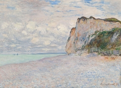 Cliffs near Dieppe by Claude Monet