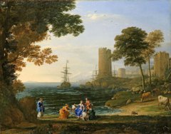Coast View with the Abduction of Europa by Claude Lorrain