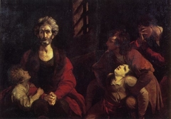 Count Ugolino and his Children in the Dungeon by Joshua Reynolds