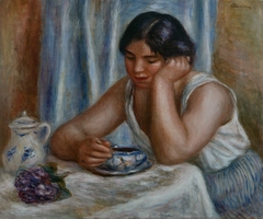 Cup of Chocolate (Femme prenant du chocolat) by Auguste Renoir